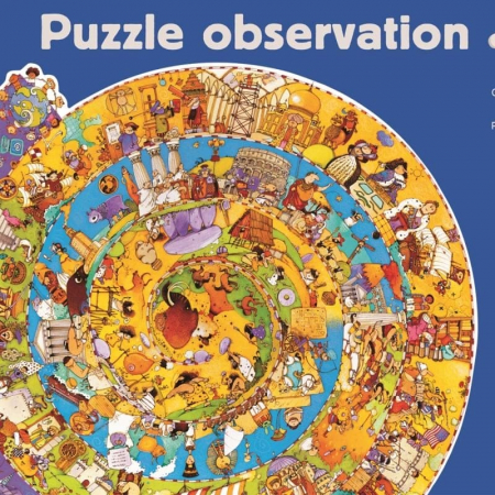 Jucarii copii 12+ ani - Puzzle observatie Djeco - Evolutie, 6-7 ani +