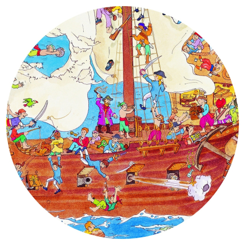 Puzzle observatie Djeco Pirati, 6-7 ani + [2]