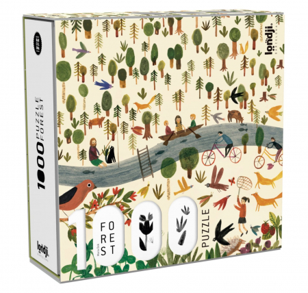 Vârsta - Puzzle padurea Londji, 1000 piese, 8-9 ani +