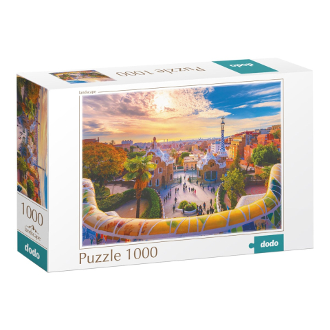 Jucarii si jocuri copii - Puzzle Parcul Guell, Barcelona, 1000 piese