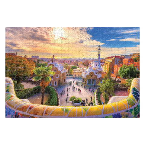 Puzzle Parcul Guell, Barcelona, 1000 piese [1]