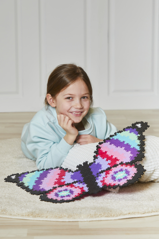 Puzzle pe numere Plus-Plus, 500 piese, Fluture [2]