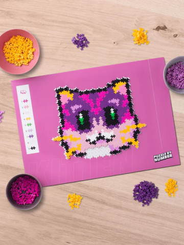 Puzzle pe numere Plus-Plus, 500 piese, Pisicuta [1]