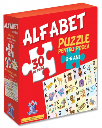 Jucarii copii 2-3 ani - Puzzle pentru podea - Alfabet, DPH, 2-3 ani +