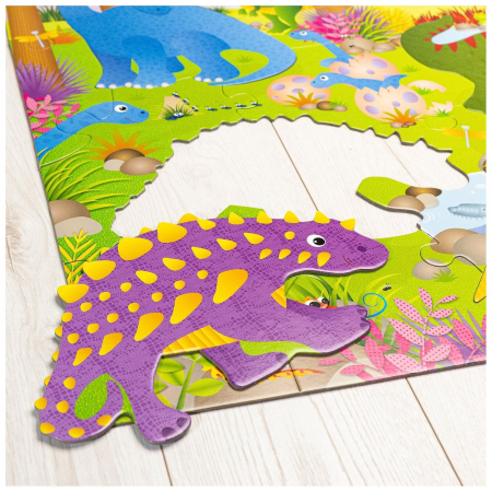 Puzzle Podea: Dinozauri (30 piese), Galt, 2-3 ani + [4]