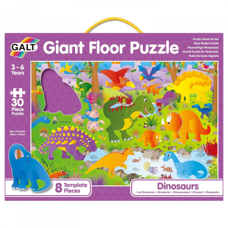 Vârsta - Puzzle Podea: Dinozauri (30 piese), Galt, 2-3 ani +