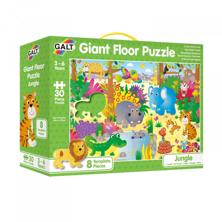 Puzzle Podea: Jungla (30 piese), Galt, 2-3 ani + [4]