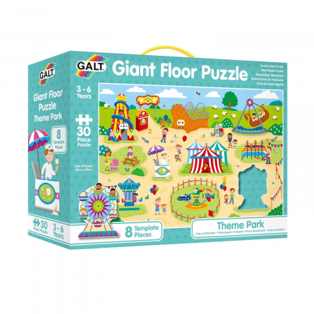 Puzzle Podea: Parcul de distractii (30 piese), Galt, 2-3 ani + [4]