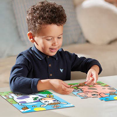 Puzzle Primii Prieteni de la Ferma FIRST FARM FRIENDS, Orchard Toys, 2-3 ani + [3]