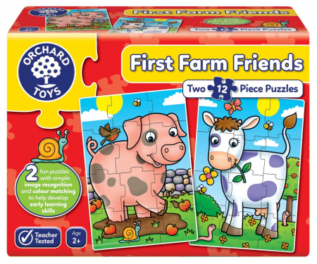 Puzzle Primii Prieteni de la Ferma FIRST FARM FRIENDS, Orchard Toys, 2-3 ani + [1]