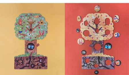 Puzzle reversibil Londji, Copacul meu iubit, 2-3 ani + [2]