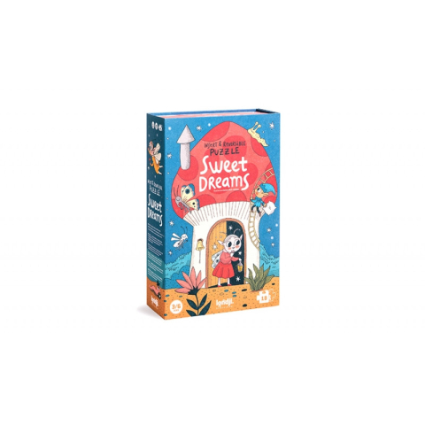 Jucarii copii 2-3 ani - Puzzle reversibil Vise dulci, Londji, 3-6 ani