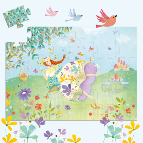 Puzzle Zana primaverii Djeco, 4 ani+ [3]