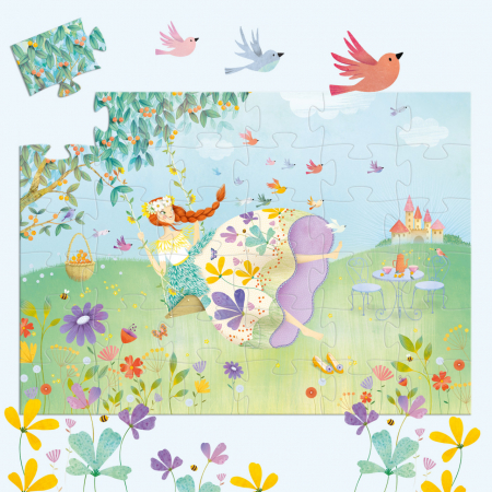 Puzzle Zana primaverii Djeco, 4 ani+ [3]