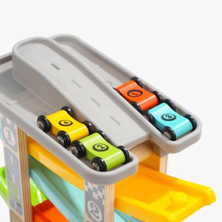 Rampa etajata cu masinute de curse, Topbright, 1-2 ani + [2]