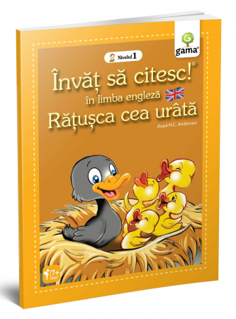 Carti invatare limbi straine - Rățușca cea urâtă, Editura Gama, 8-9 ani +