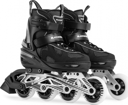 Role copii BlackWheels Flex Pro Negru reglabil, marimea 34-37 [8]
