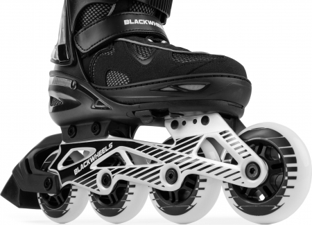 Role si Skateboard - Role copii BlackWheels Flex Pro Negru reglabil, marimea 34-37