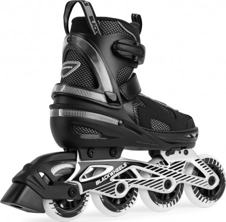 Role copii BlackWheels Flex Pro Negru reglabil, marimea 34-37 [6]