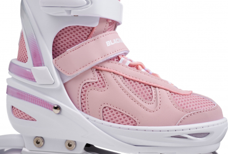 Role copii BlackWheels Flex Pro Roz, reglabil copii marimea 34-37 [8]