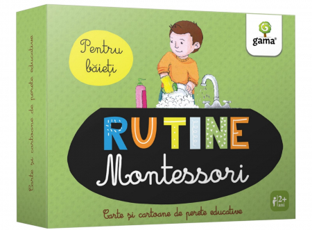 Jucarii bebelusi - Rutine Montessori pentru baieti, Editura Gama, 0-1 ani +