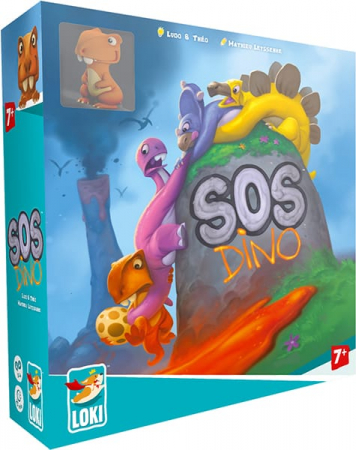 Jocuri de societate - S.O.S. DINO, Loki, 6-7 ani +