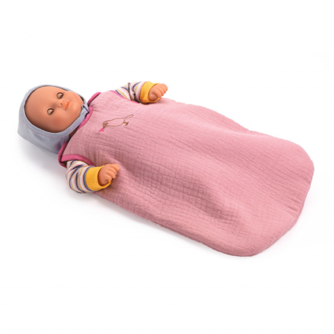Jucarii copii 1-2 ani - Sac de dormit pentru papusi, Djeco, 18 luni+