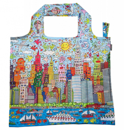 Sacosa din material reciclat, design James Rizzi [1]