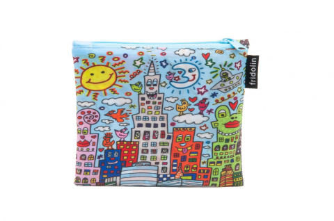 Sacosa din material reciclat, design James Rizzi [1]