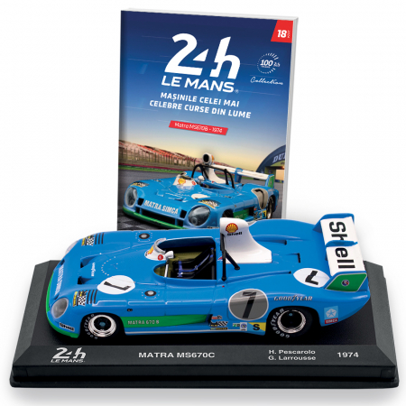 24h Le Mans - MATRA MS670C - 1974 - ediția nr. 18 (24h Le Mans), Centauria Italy, 12 ani +