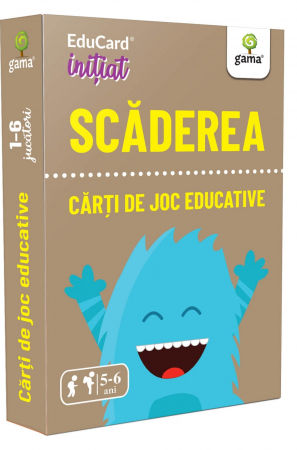 Jucarii baieti - Scăderea, Editura Gama, 6-7 ani +