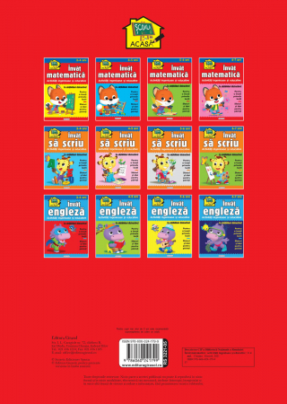 Scoala acasa - Invat matematica, GIRASOL, 2-3 ani + [1]