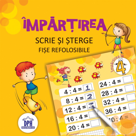 Jucarii baieti - Scrie si sterge - Impartirea, DPH, 8-9 ani +