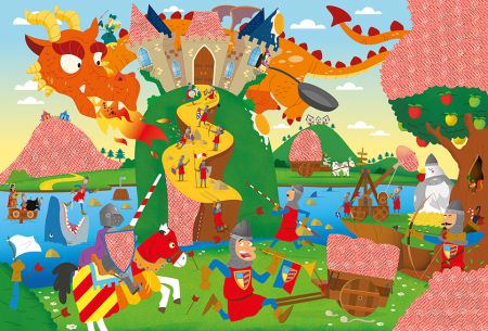 Secret Puzzle - Asaltul castelului, Ludattica, 3 ani+ [3]