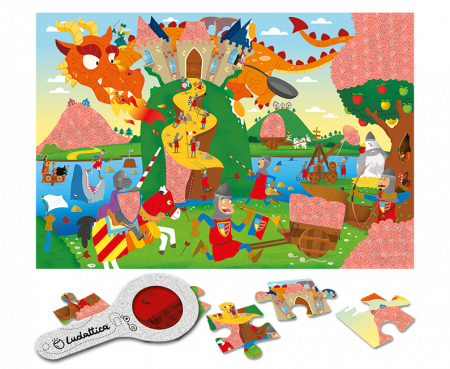 Secret Puzzle - Asaltul castelului, Ludattica, 3 ani+ [2]