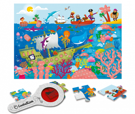 Secret Puzzle - Marea, Ludattica, 2-5 ani, 24 piese [1]