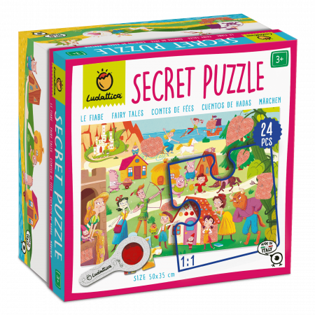 Vârsta - Puzzle tip Detectiv - Secret Puzzle Zane din povesti, +3 ani