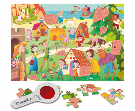 Puzzle tip Detectiv - Secret Puzzle Zane din povesti, +3 ani [1]