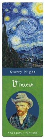 Gradinita si scoala - Semn de carte, Van Gogh-Starry night, Fridolin, 2-3 ani +