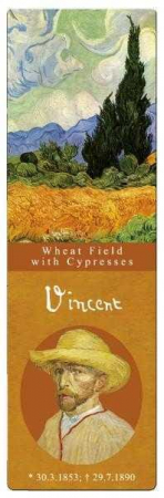 Jucarii copii 2-3 ani - Semn de carte, Van Gogh-Wheatfield, Fridolin, 2-3 ani +