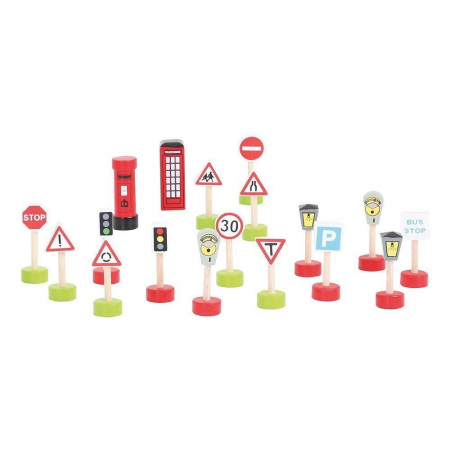 Semne de circulatie, BIGJIGS Toys, 2-3 ani + [1]