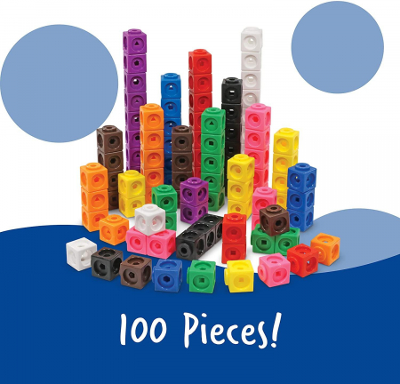 Set 100 piese MathLink, Learning Resources, 4-5 ani + [1]