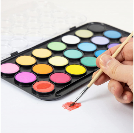 Set 21 acuarele cu pensula, Galt, 4-5 ani + [2]