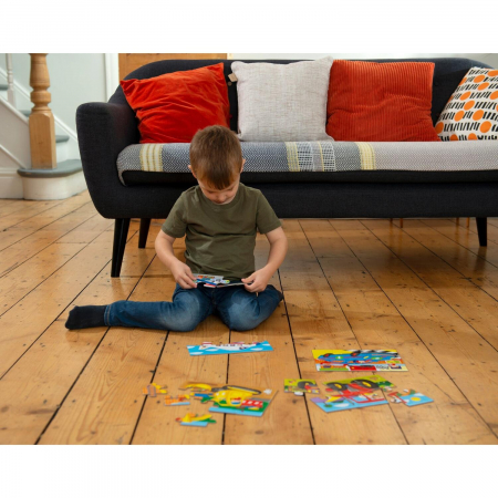 Set 4 puzzle-uri Vehicule (4, 6, 8, 12 piese), Galt, 2-3 ani + [2]
