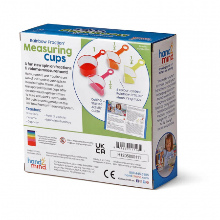 Set 4 recipiente pentru masurare, Hand2Mind, 2-3 ani + [3]