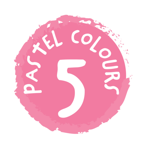 Set 5 carioci lavabile Dot Markers - culori pastel, Haku Yoka [8]