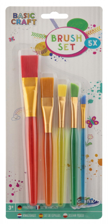 Jucarii si jocuri copii - Set 5 pensule pentru pictura