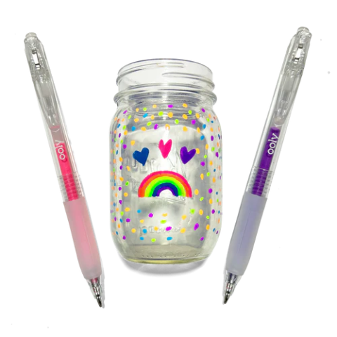 Set 6 Pixuri Gel Neon Multisuprafata Jelly Gloss ,   Culori Vibrante [5]