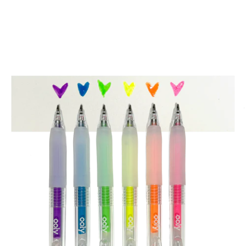 Set 6 Pixuri Gel Neon Multisuprafata Jelly Gloss ,   Culori Vibrante [2]