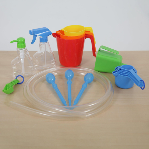 Set Activitati cu Nisip si Apa - Accesorii pentru Joaca Senzoriala si Experimente, 3+ Ani [2]
